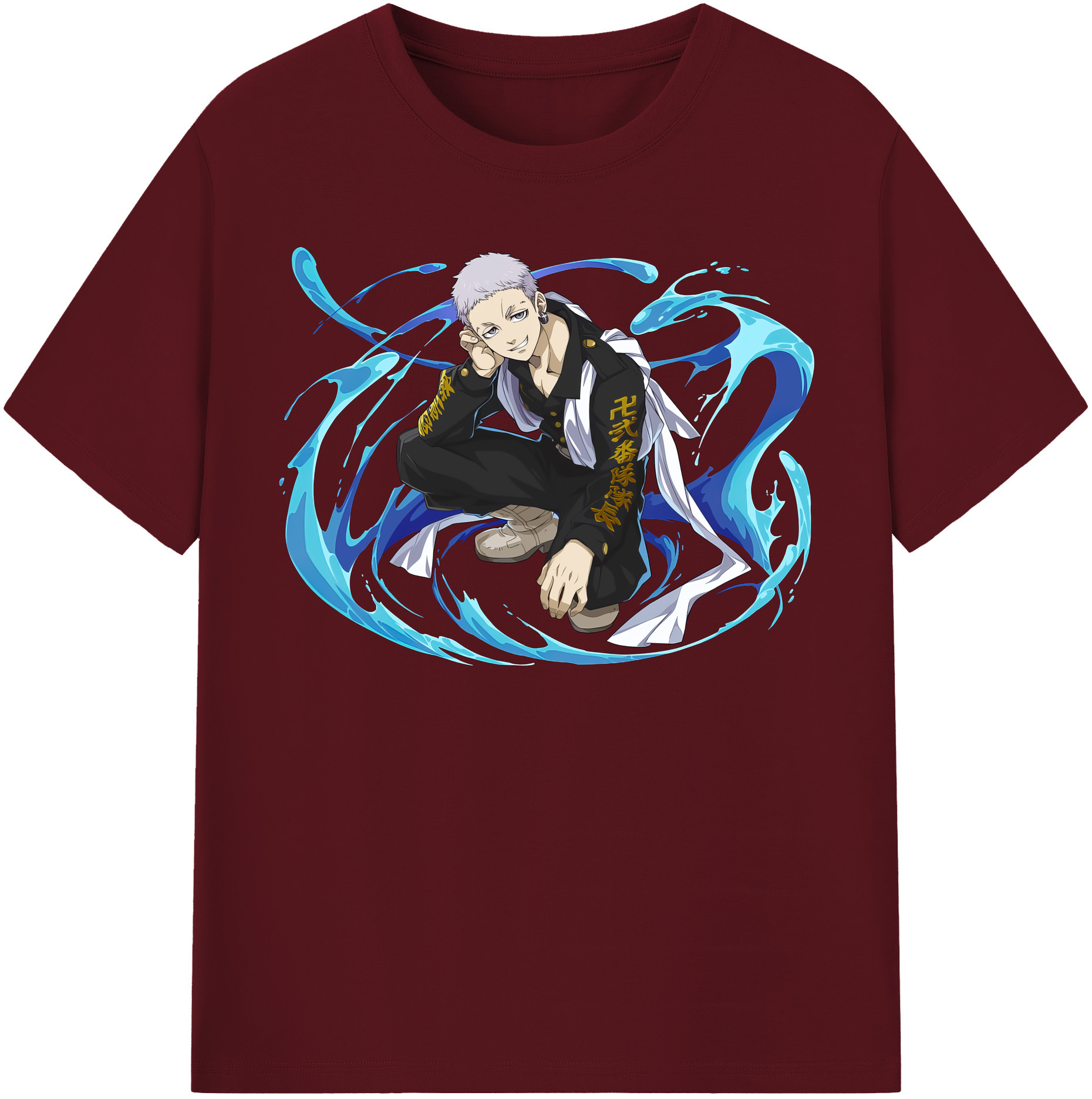（画像用） 東京リベンジャーズ Tokyo Revengers 綿100％半袖Tシャツ（フロントプリント）